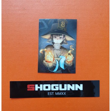 Fire Force enen no shouboutai anime Laminated Vinyl Stickers - PFL Store