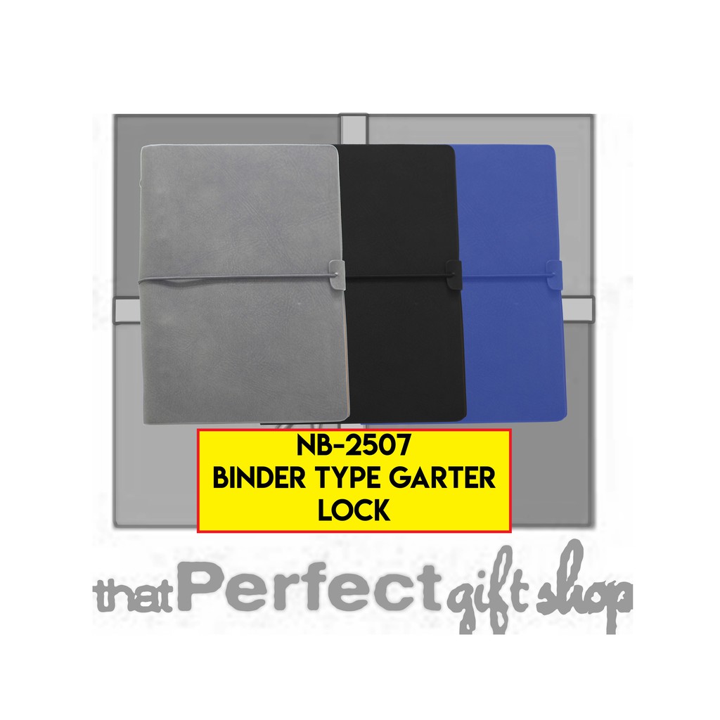 BINDER TYPE GARTER LOCK NOTEBOOK NB2507 Shopee Philippines
