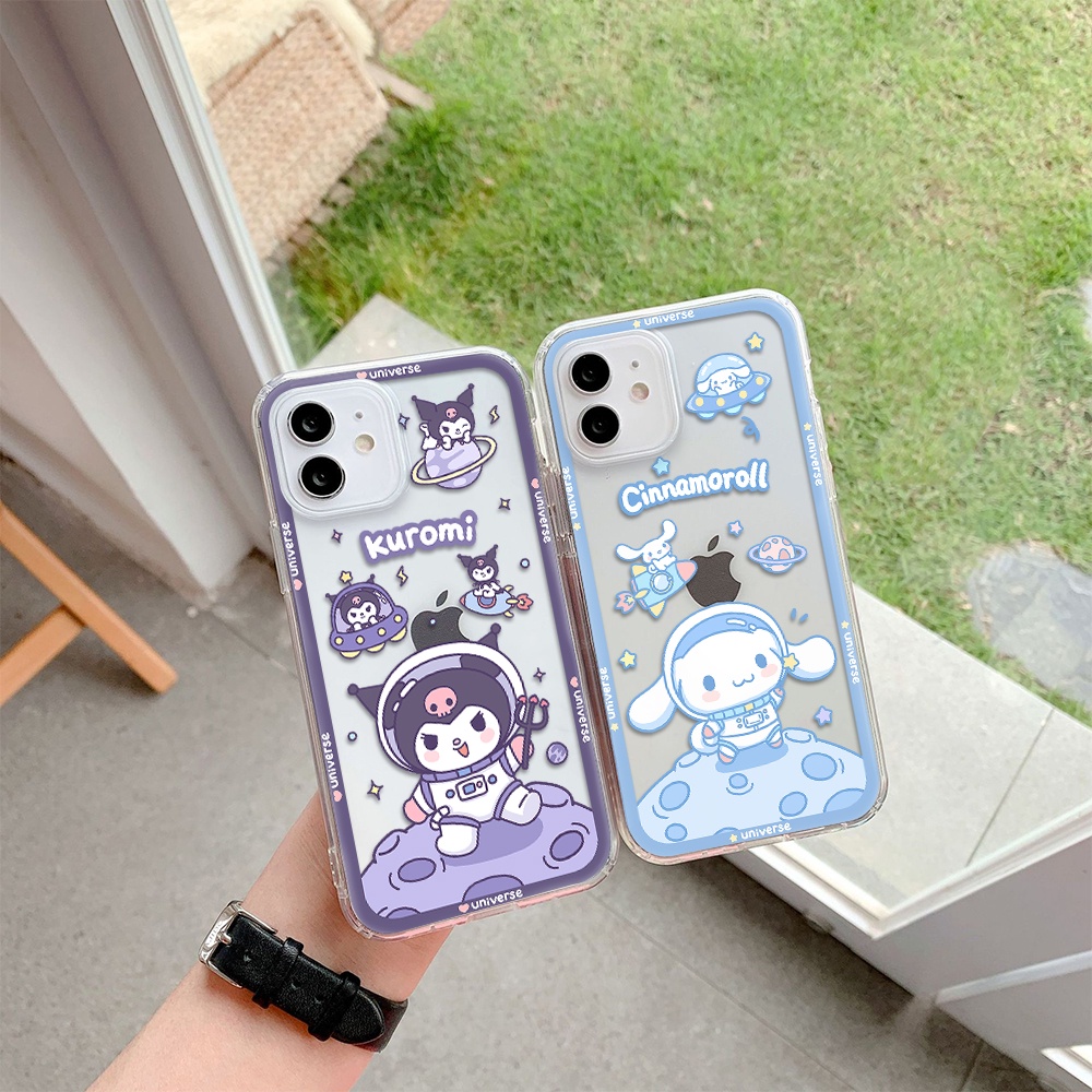 Disney Cinnamoroll Kuromi Soft Tpu Case Compatible with iPhone 11 12 13