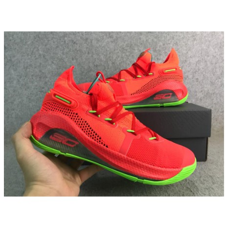 curry 6 red and green