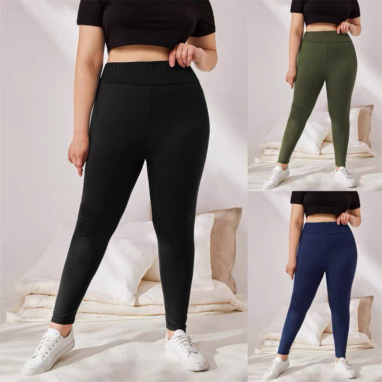 cod new MAKAPAL COTTON LEGGINGS Plus Size Stretchable M3XL Shopee Philippines