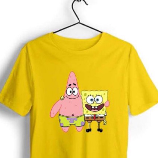 Spongebob/Patrick Tees Unisex Tshirts COD | Shopee Philippines