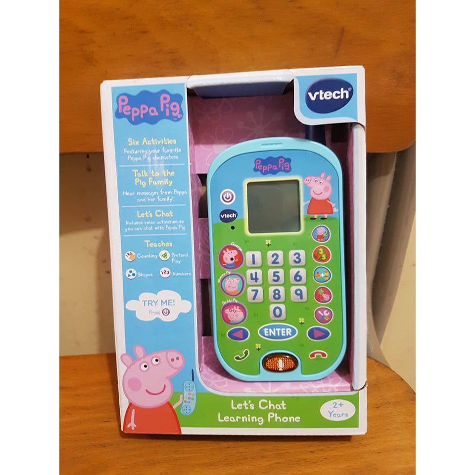 Vtech Peppa Pig Let S Chat Learning Phone Shopee Philippines