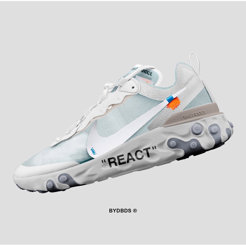 off white x nike react