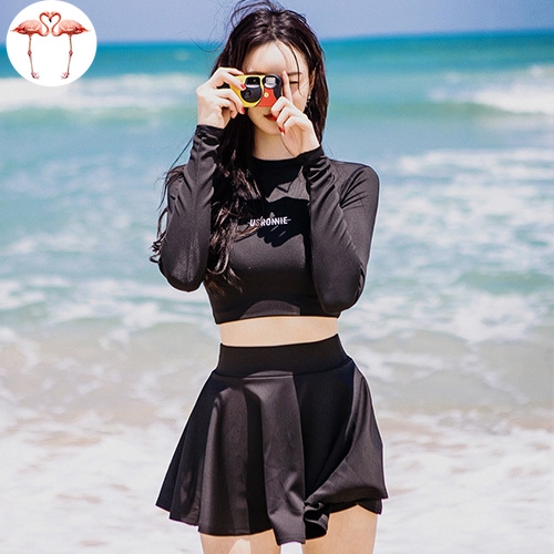 swimsuit with skirt