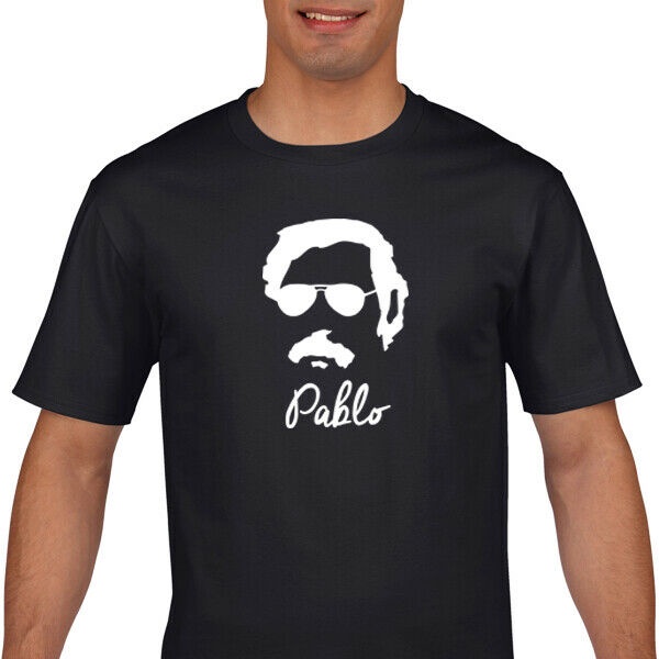 Narcos Pablo Escabar Hit Netflix Series Novelty Graphics 100% Cotton T ...