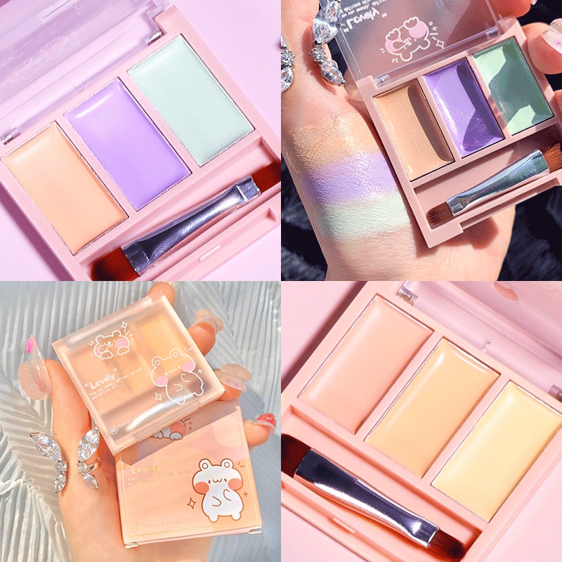 XIXI Softness Zhimei Concealer Acne Mark Spot Dark Circles Brighten Retouch Dull Flushing