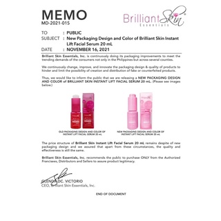 Brilliant Instant Lift Facial Serum #5