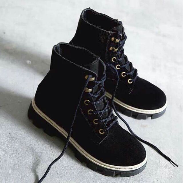 stylish black boots