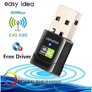 600Mbps Dual Band Wireless USB WiFi Adapter Dongle Driver Free AC600 2 ...