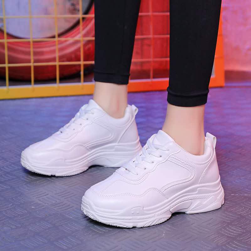 Cod 2020 New Korean Fashion Rubber White Shoes Shopee Philippines 3957