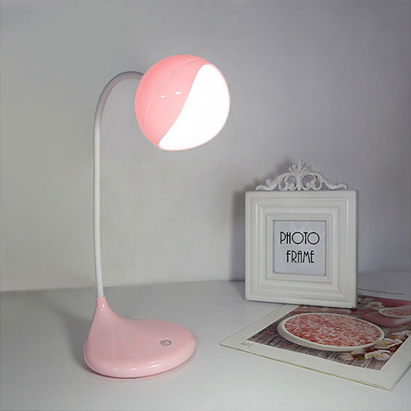 light pink desk lamp