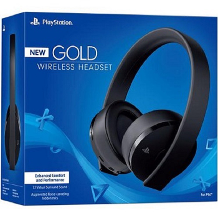 sony playstation wireless gold headset