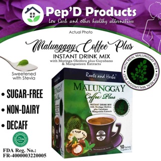 Malunggay Coffee Plus - with pure Malunggay extract - decaf, non dairy and sugar free