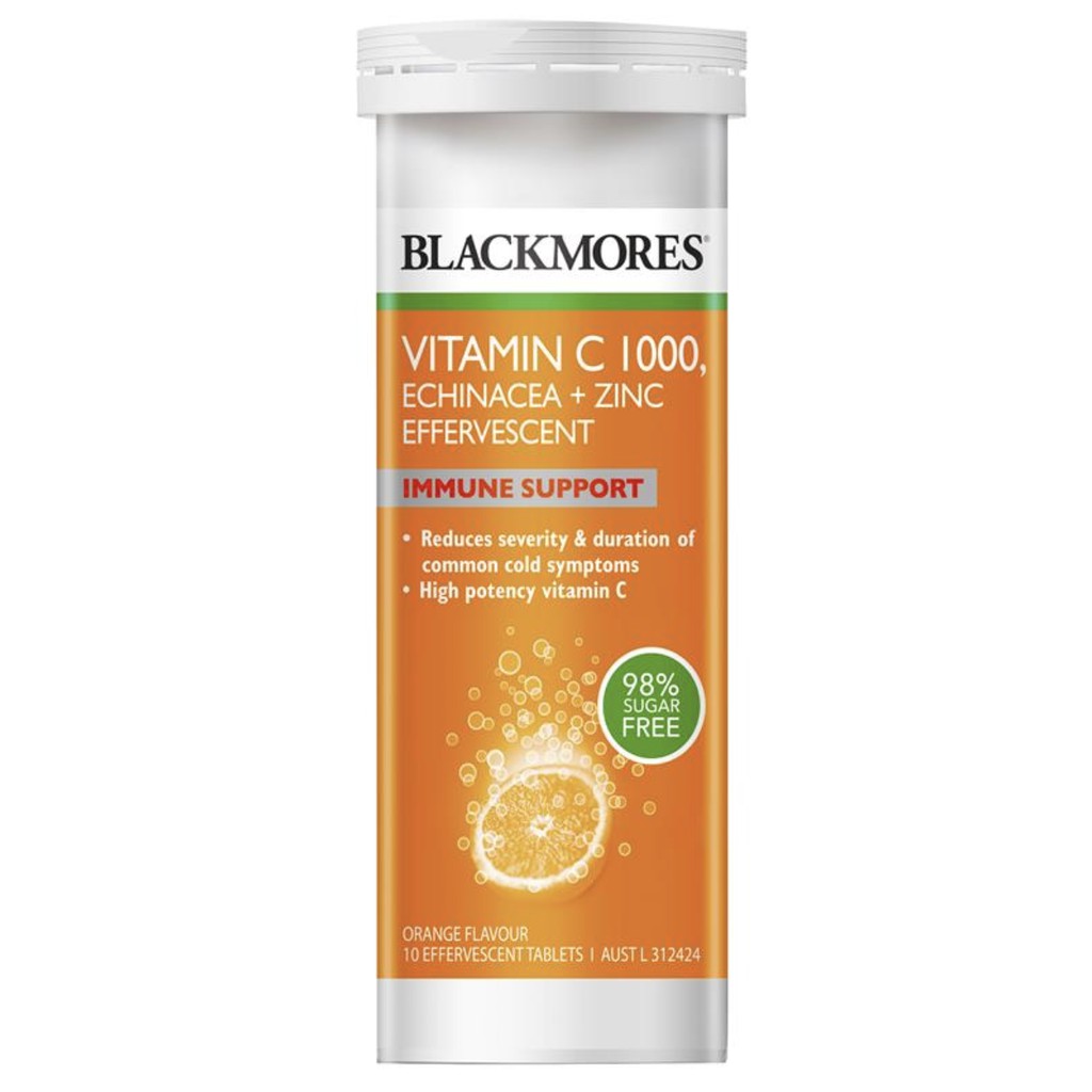 Blackmores Vitamin C 1000 Echinacea Zinc 10 Effervescent Tablets Shopee Philippines