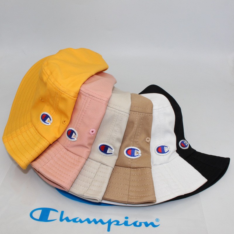 beige champion hat