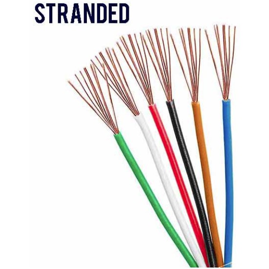 Stranded Wire 22 AWG 1 Meter Electrical Copper Cable LED Audio DIY  Electronics Projects | Shopee Philippines