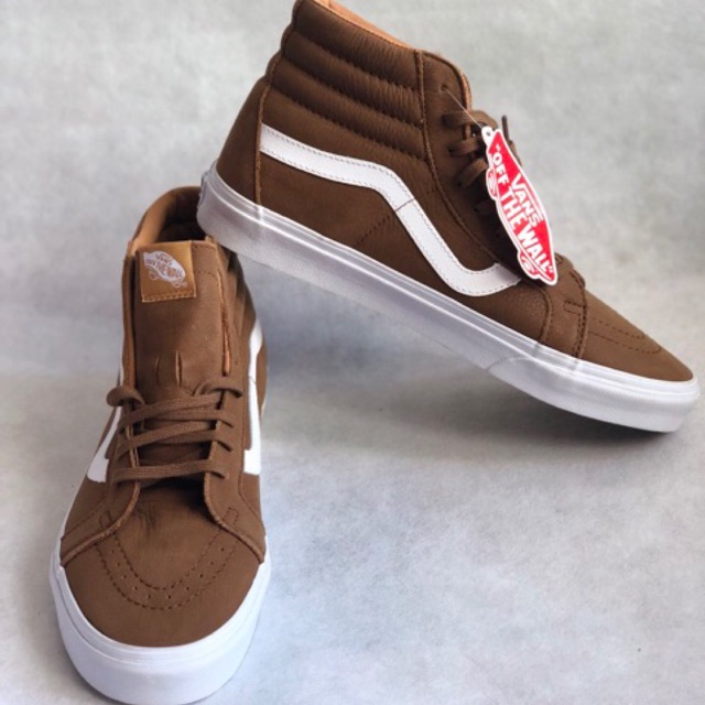 vans sk8 hi premium leather