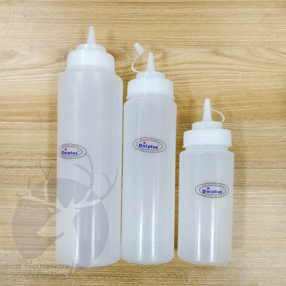 Guoxing Squeeze Bottles With Caps, Squeezy Dispenser Bottles, Condiment