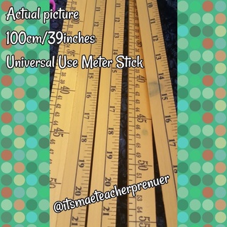 Meter Stick #Ruler | Wood or Wood-plastic |100cm/39inches |1pc /ORIGINAL @itsmaeteacherprenuerOlShop