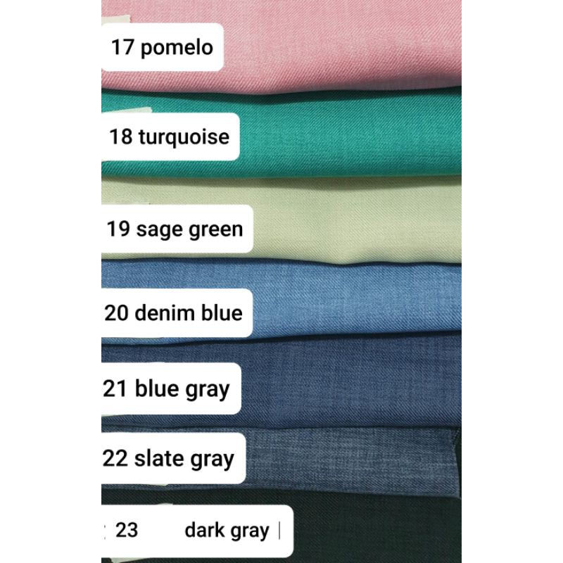 Soft Polyester Cool Linen (Set B) Fabric 58" Width | Shopee Philippines