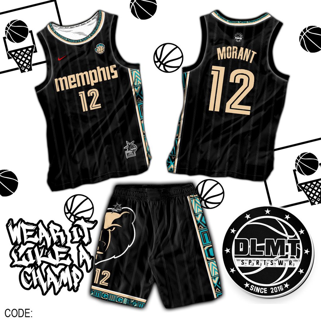 memphis black jersey