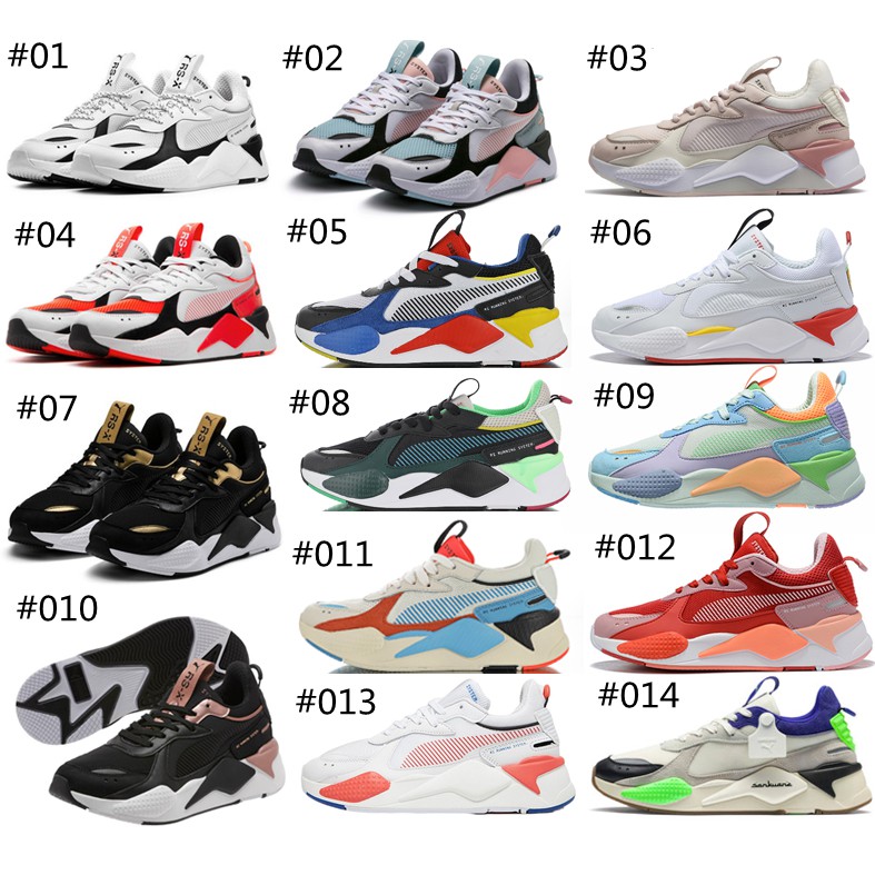 puma rs x black and pink