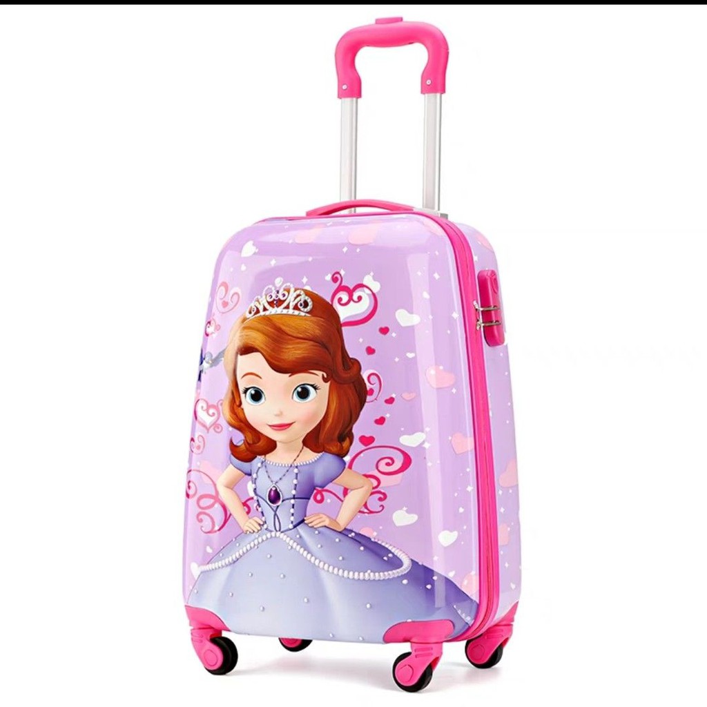 princess suitcase on wheels