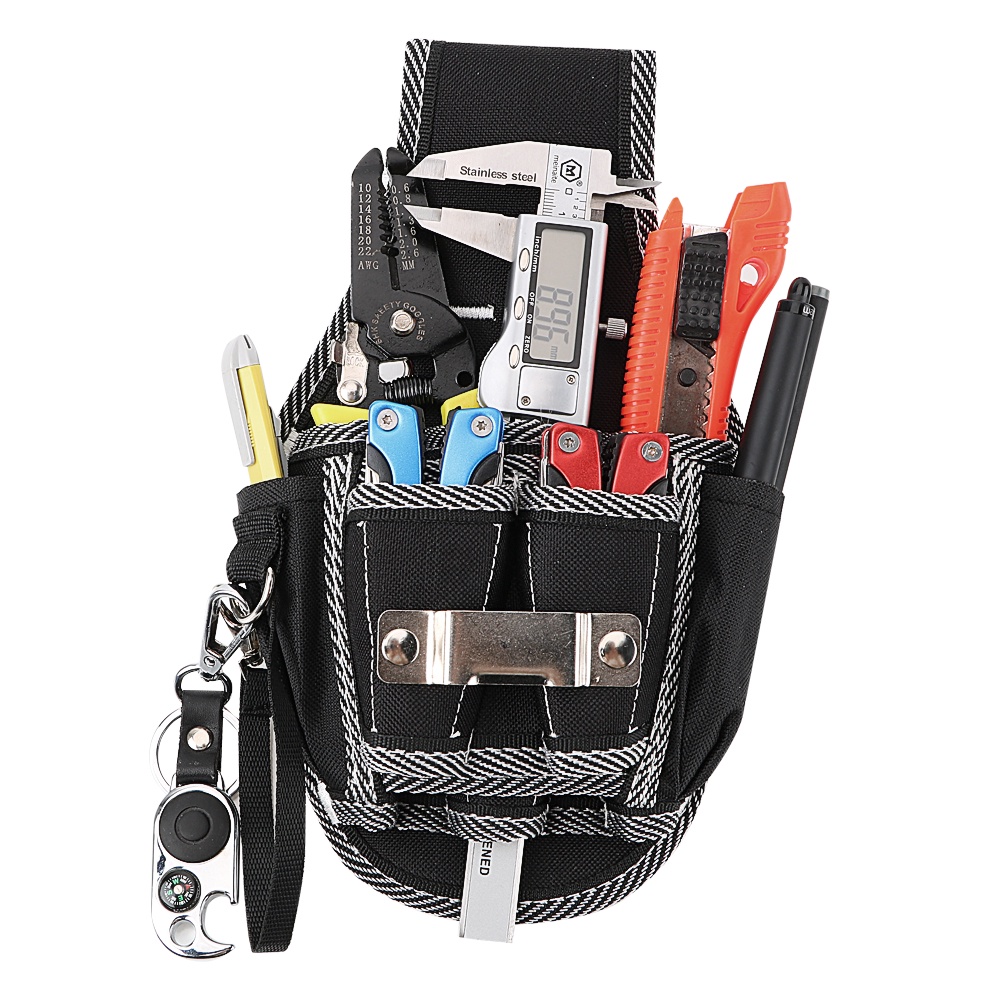 Waist Pocket Tool Belt Pouch Bag Drill Screwdriver Utility Kit Holder ...