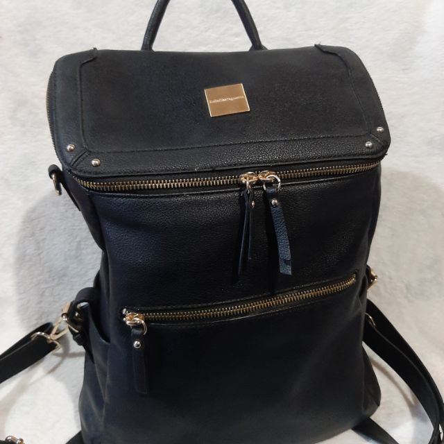 lulu castagnette leather backpack