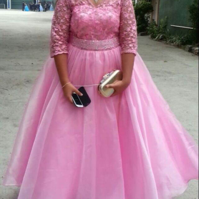 js prom gown for chubby