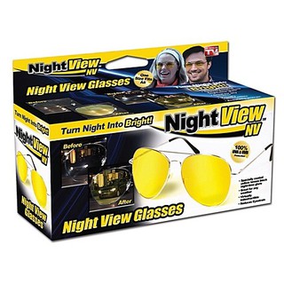 HEKKAW Night Vision Sunglasses Anti-Glare Night Eyewear Driving Glasses Retro Yellow View Lenses #7