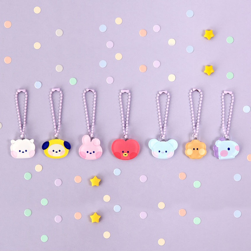 BT21 Official Acrylic Simple Keyring Keychain Minini | Shopee Philippines