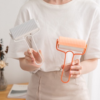 Clothes gluer hand tear sticky dust paper roller brush gluer pet hair gluer Dust Collector #1