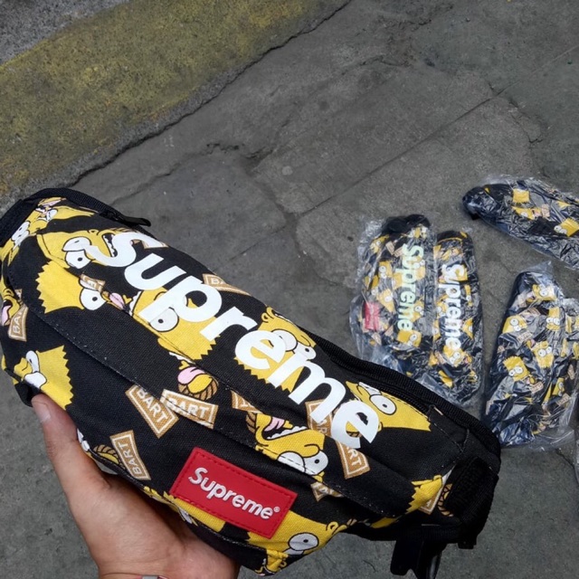 bart simpson supreme fanny pack