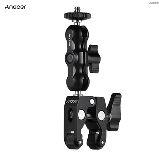 Andoer Multi-Functional Clamp Ball Mount Articulating Friction Arm Super With 1/4 Inch Screw