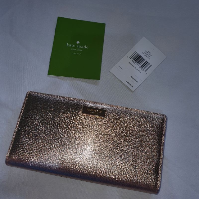 Original Kate Spade Wallet (ROSEGOLD) | Shopee Philippines