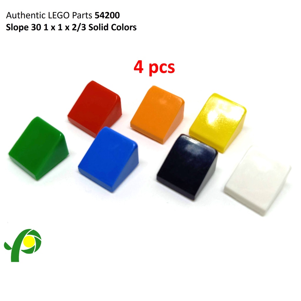 lego-parts-54200-solid-color-slope-30-1x1x2-3-sold-per-4-pieces-lot