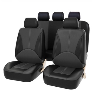 Brand New, 2021, pu Leather-5 Seat Cover/Toyota vios 2011-2020 Car Cover/Universal 5 Seats (Front Rear Seat) Leather Cover/Four Seasons/2020 New Style/Perforation Breathable/Anti-Slip 2 Special Price 1