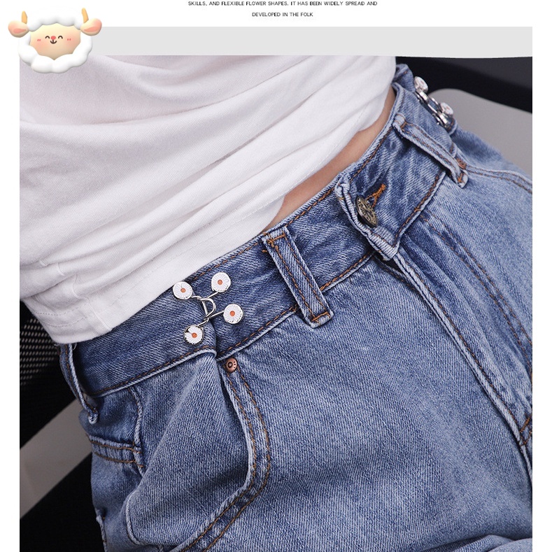 Waist Collection Artifact Button Jeans Waist Adjustment Nail-free ...