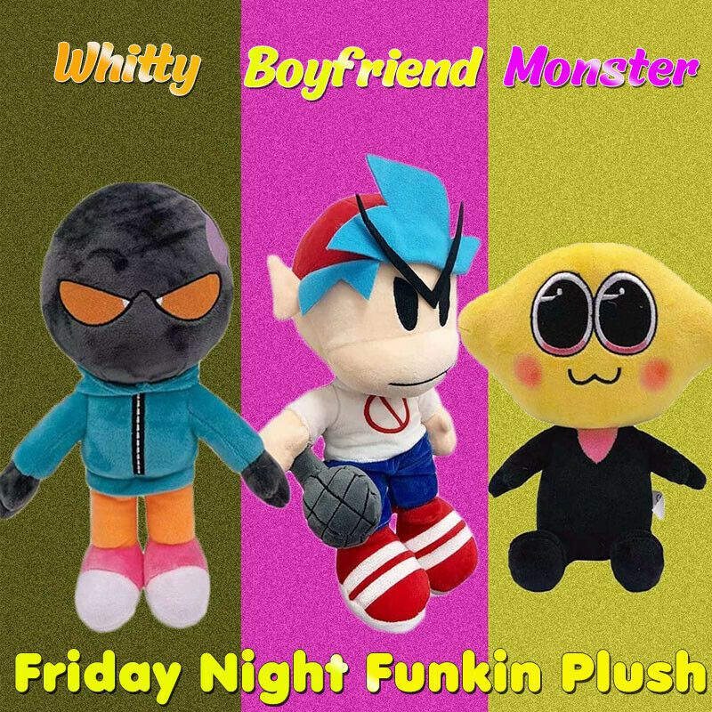 Friday Night Funkin Plush Toy FNF Whitty