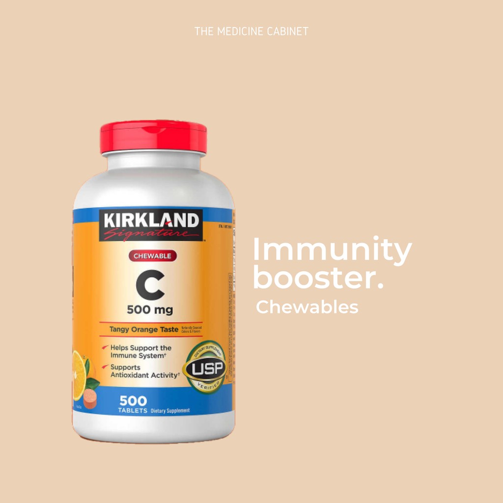 Kirkland Signature Chewables Vitamin C Mg Tablets Shopee Philippines
