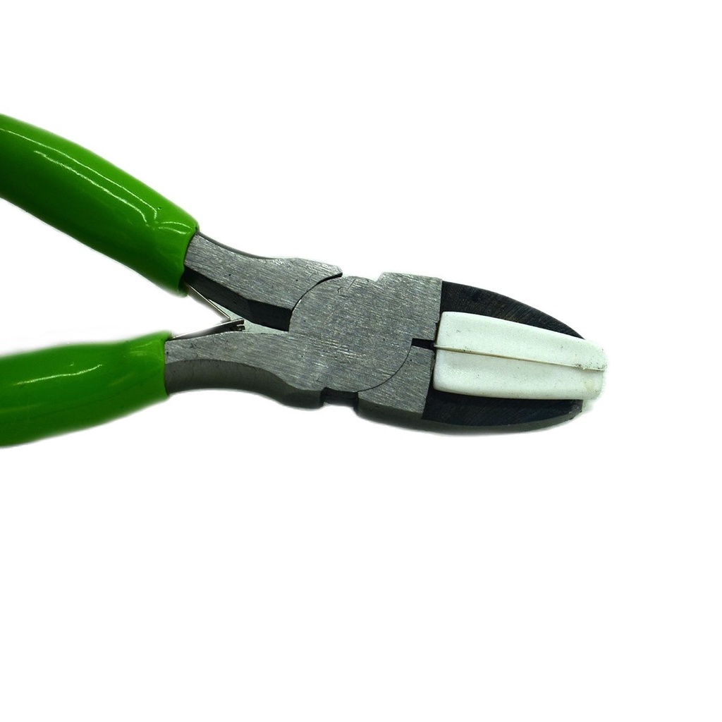 5'' Flat Nose Pliers Nylon Jaws Wide Tips Wire Wrapping Jewelry Making Plier