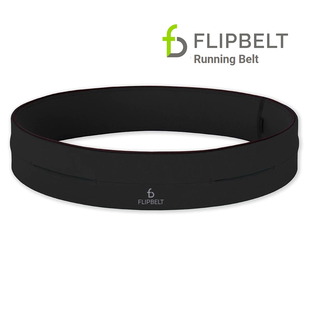 FlipBelt Classic Running Belt Running Fanny Pack for Women and Men Non Chafing Waist Band Pack