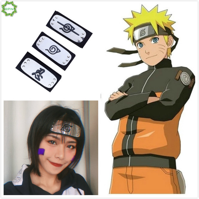 Cod Qipin 1pc Anime Naruto Akatsuki Members Headpiece Headband Cosplay  Costume Hair Accessories | Shopee Philippines