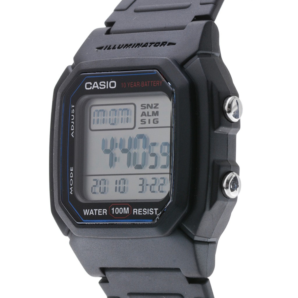 Casio Digital W 800h 1avdf Watch For Men S W 1 Year Warranty Shopee Philippines