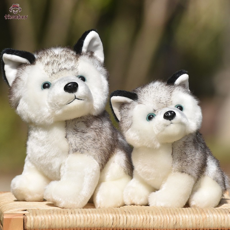 stuffed husky toy