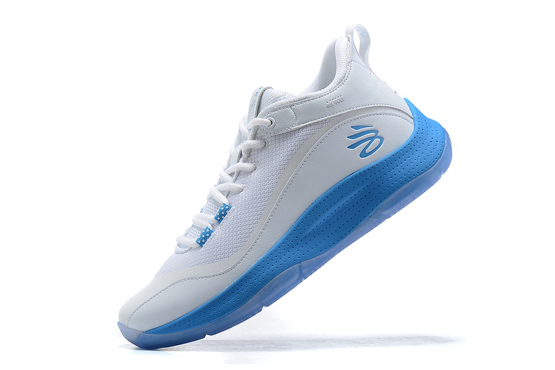 curry 8 blue and white