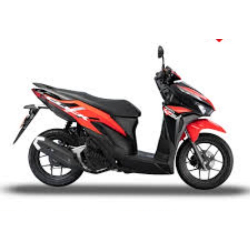 Honda Vario 125 Click 125i 18 21 Red Black Striping List Body Sticker For Motorcycle Full Set Shopee Philippines