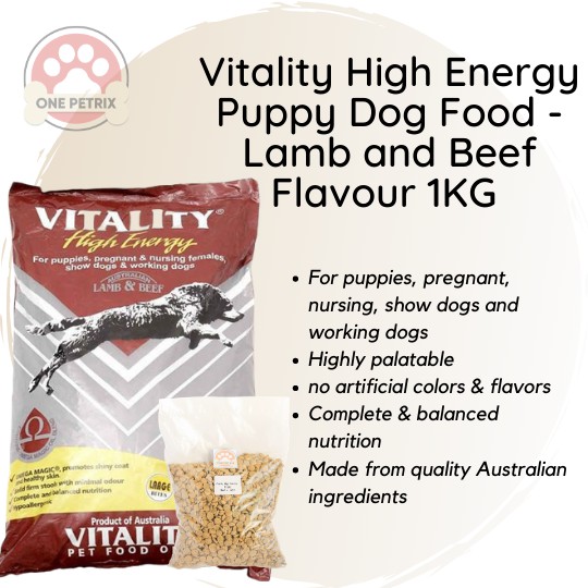 what is high energy dog food